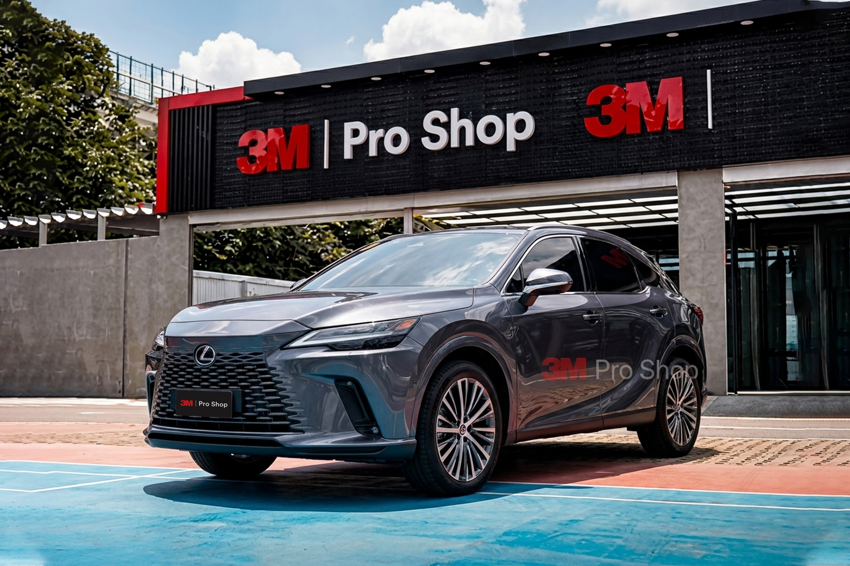 Xe Lexus dán phim cách nhiệt 3M Crystalline CR BLK tại Auto365