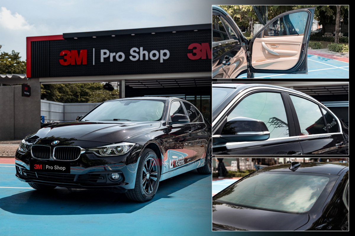 BMW 320i dán phim 3M Ceramic NR tại Auto365 3M Pro Shop