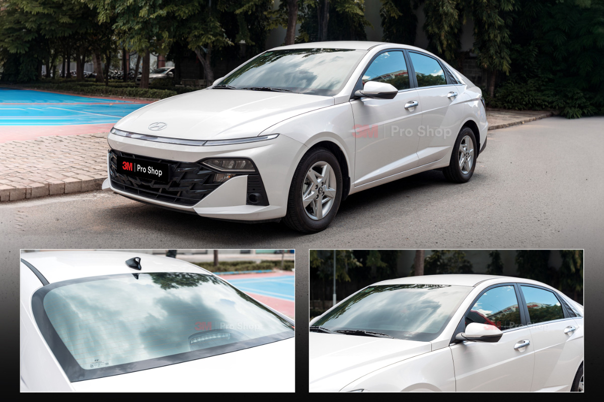 Hyundai Accent 2025 dán phim 3M Ceramic NR tại Auto365 3M Pro Shop