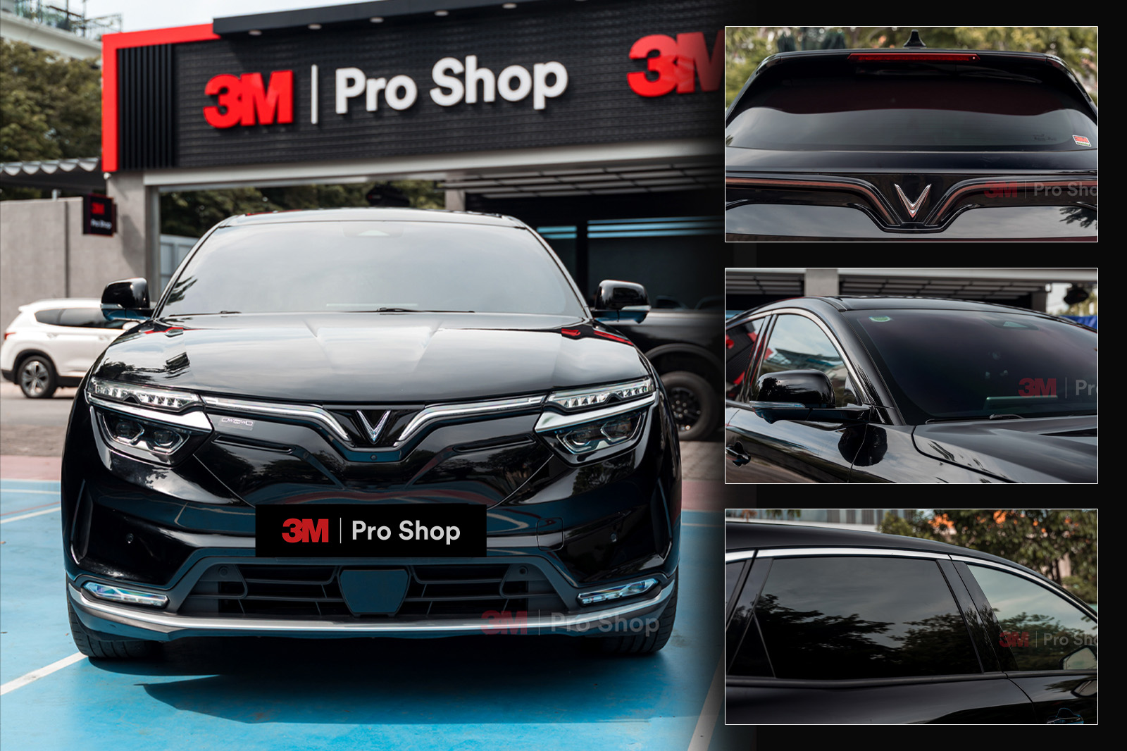 VinFast VF8 dán phim 3M Crystalline Hybrid Pro tại Auto365 3M Pro Shop