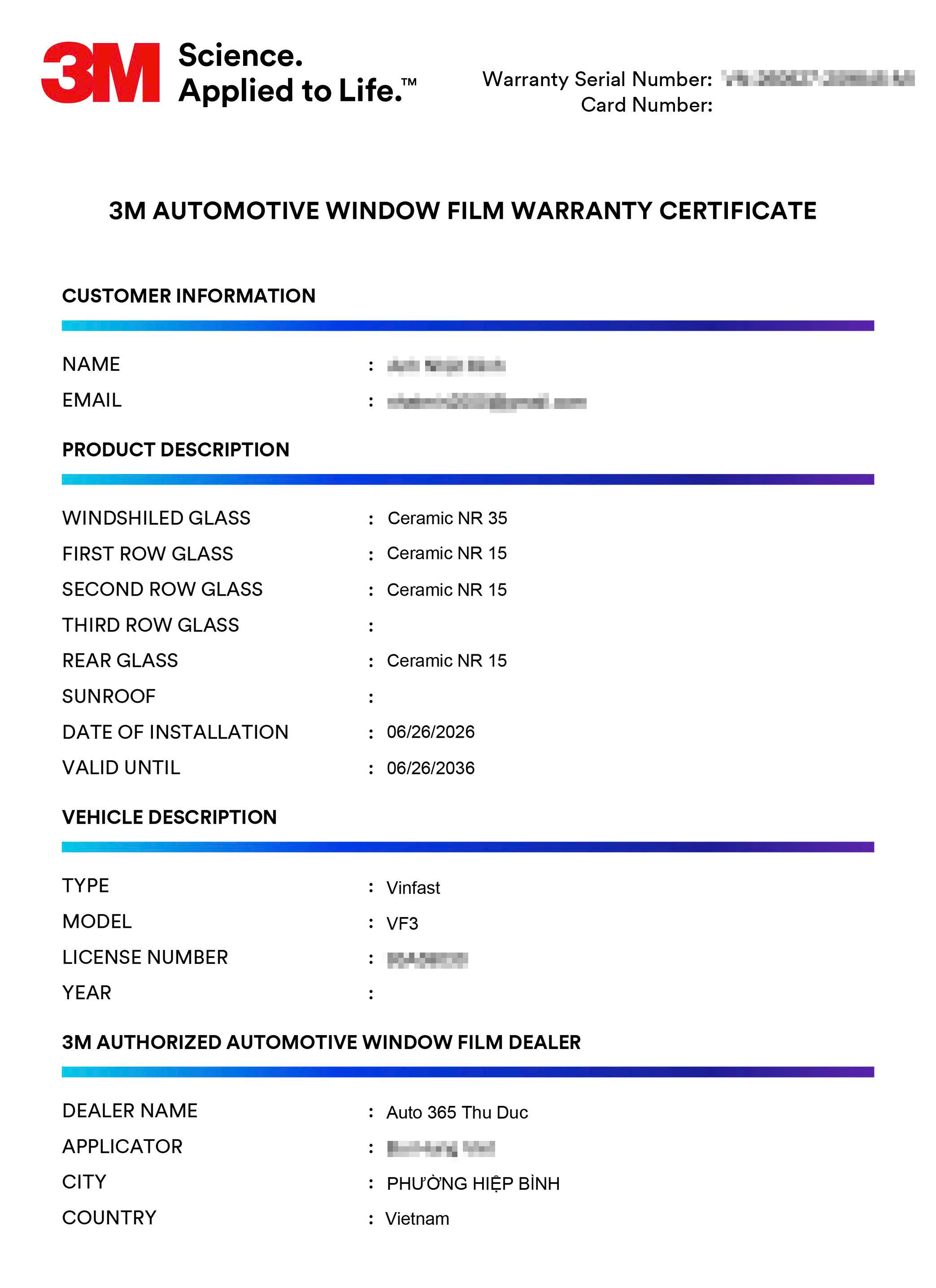 Kích hoạt và tra cứu hệ thống bảo hành điện tử chính hãng 3M e-Warranty