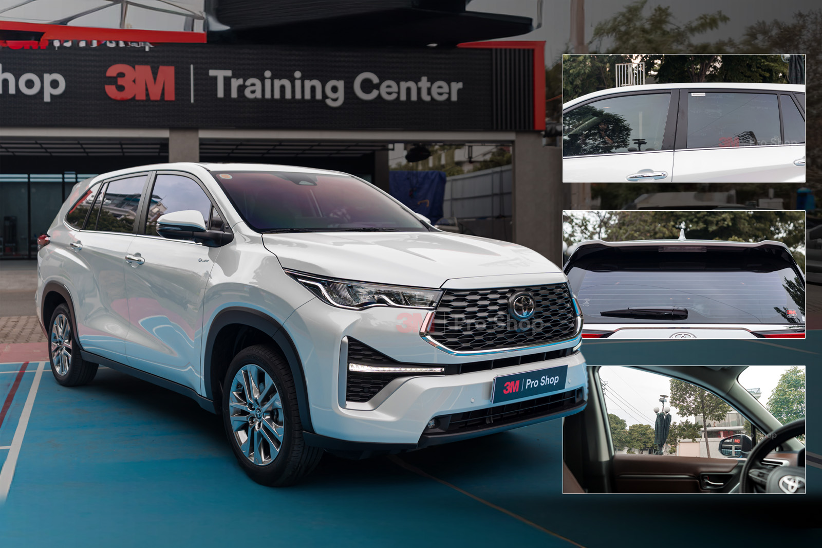 Case Toyota Fortuner dán phim cách nhiệt 3M tại Auto365
